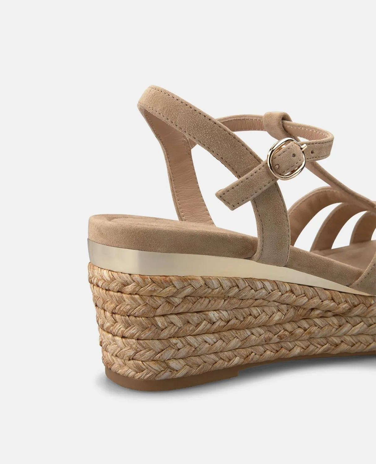Alma en Pena V266507 sandales compensées beige esparto