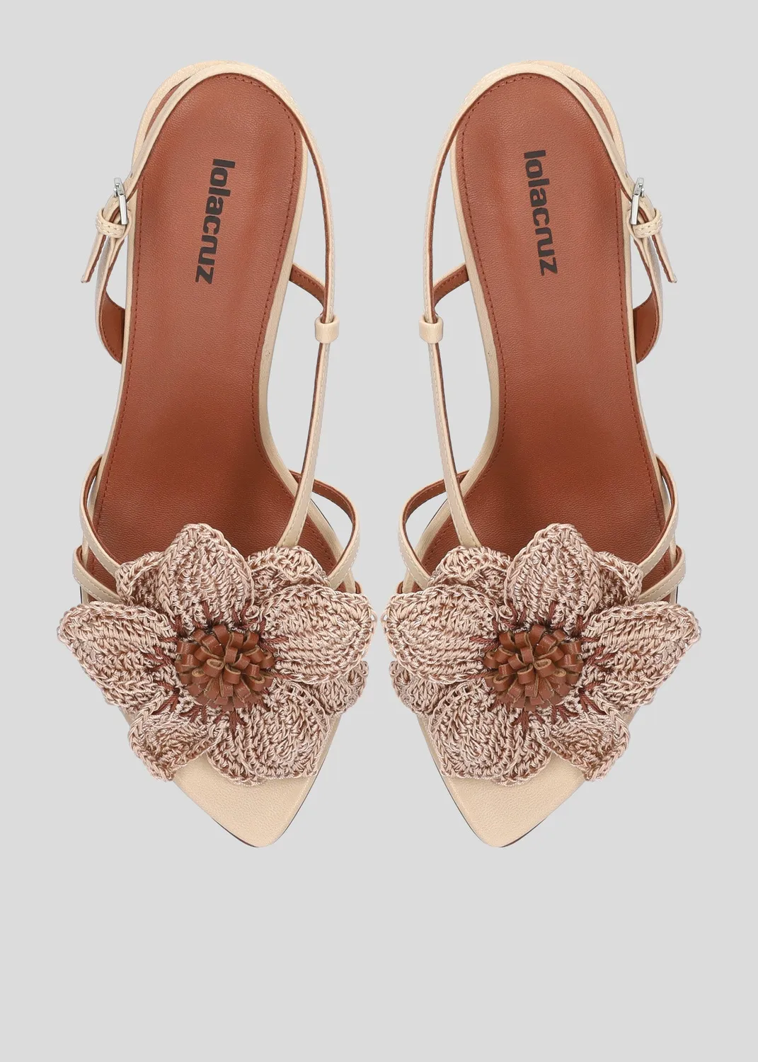 Lola Cruz Jazmin 65 sandales talons beige