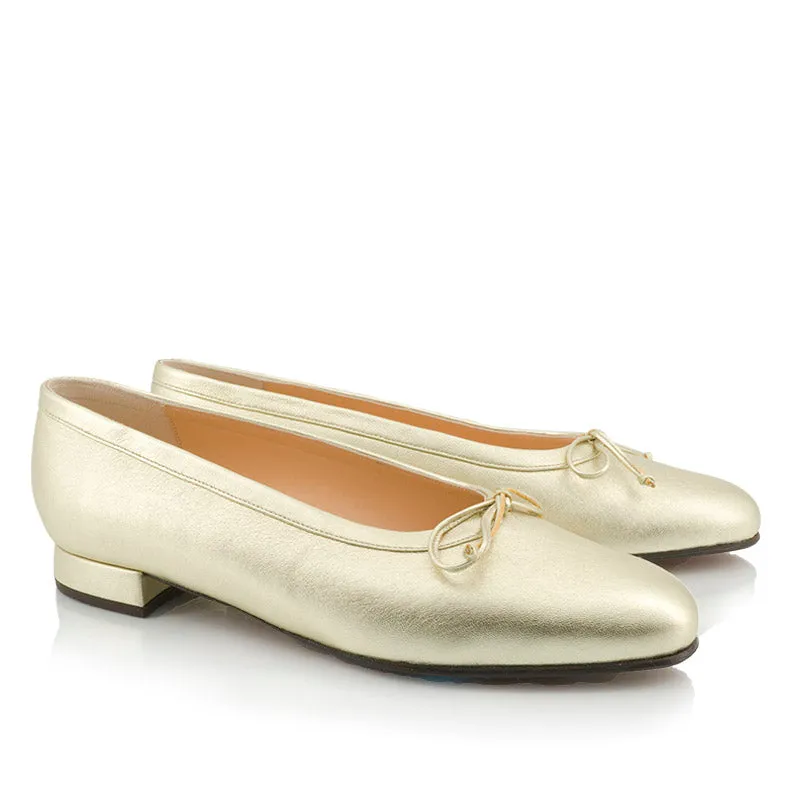 Bégum Paris Kelly ballerines cuir agneau talon 1,5 cm