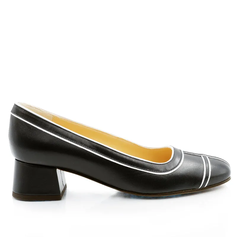 Bégum Paris Joséphine escarpin cuir Mondrian