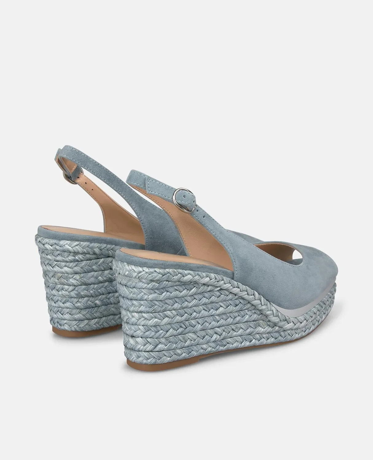 Alma en Pena V266000 espadrille compensée cuir 9,5 cm