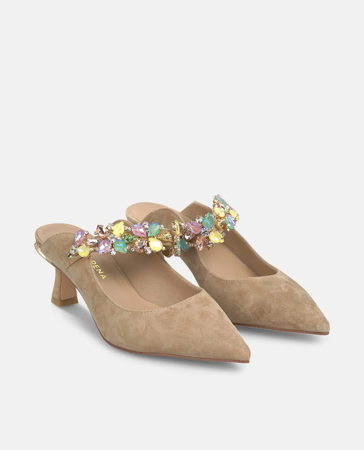 Alma en Pena V262204 mules sable talon 6,2 cm cuir
