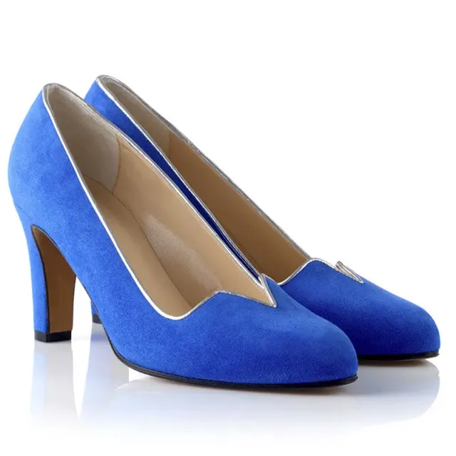 Bégum Paris Vancouver escarpin velours gitane 7cm