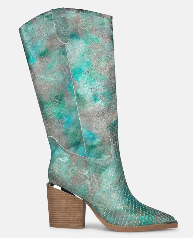 Alma en Pena Maldivas V260108 bottes turquoise 7,5 cm