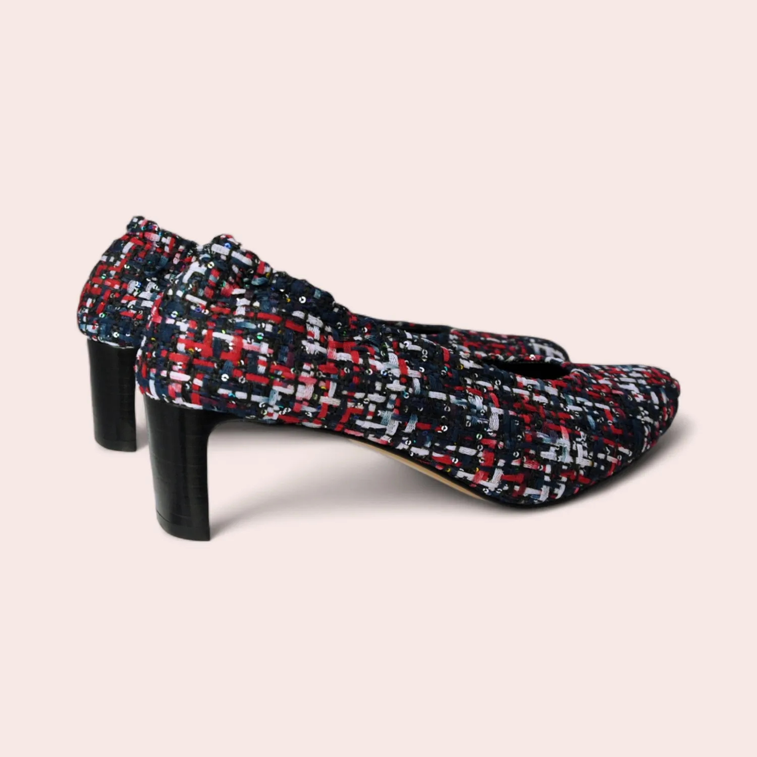 Karine Arabian Cecile escarpins tweed multicolore