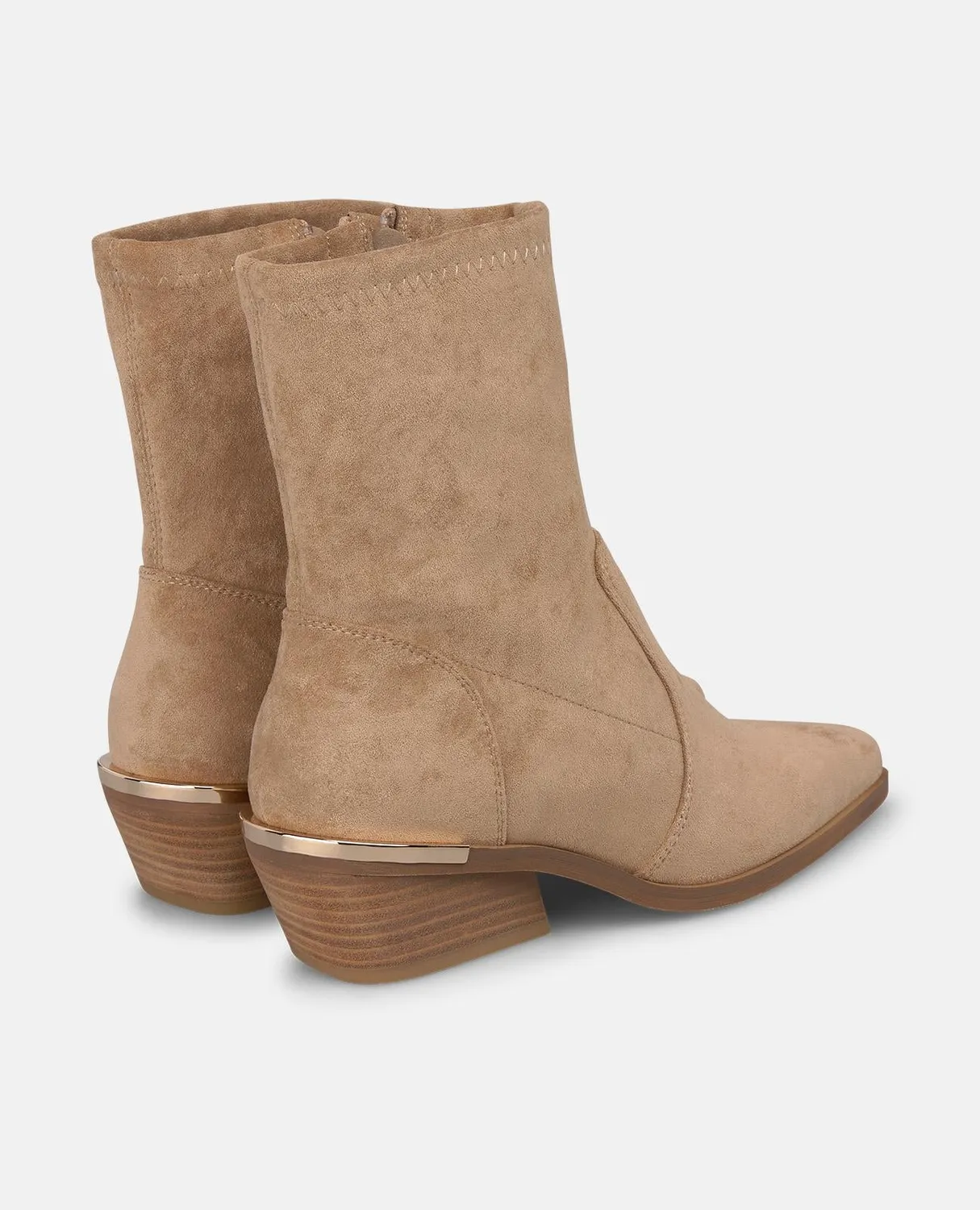 Alma en Pena I260603 bottines sable effet cuir talon 4,5cm