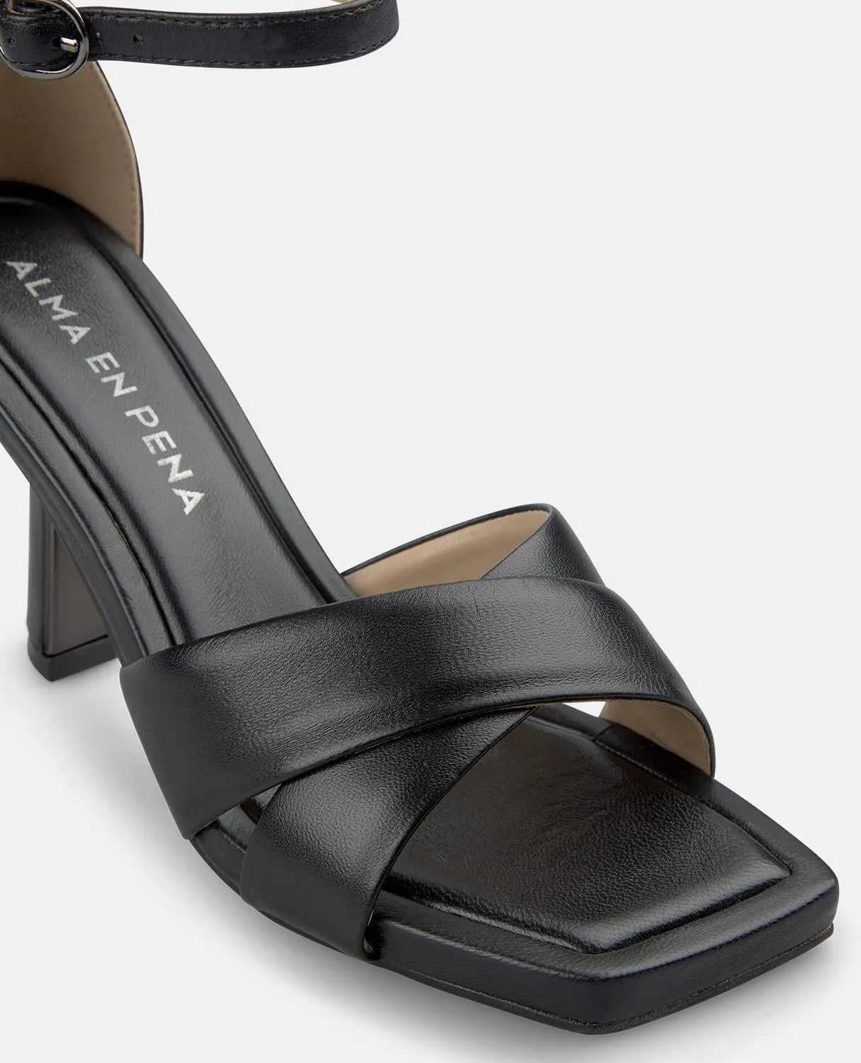 Alma en Pena V264011 sandales talon noir 9 cm cuir