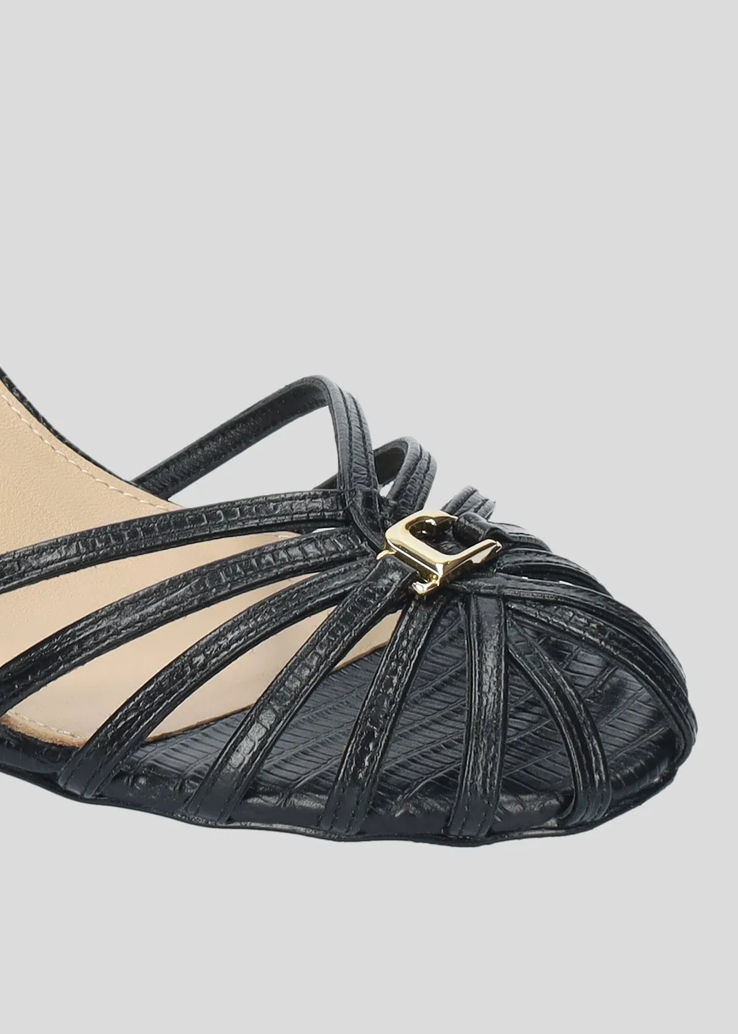Lola Cruz Tango 65 sandales noir talon 6,5 cm