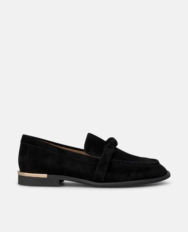 Alma en Pena I260123C mocassins noir daim cuir