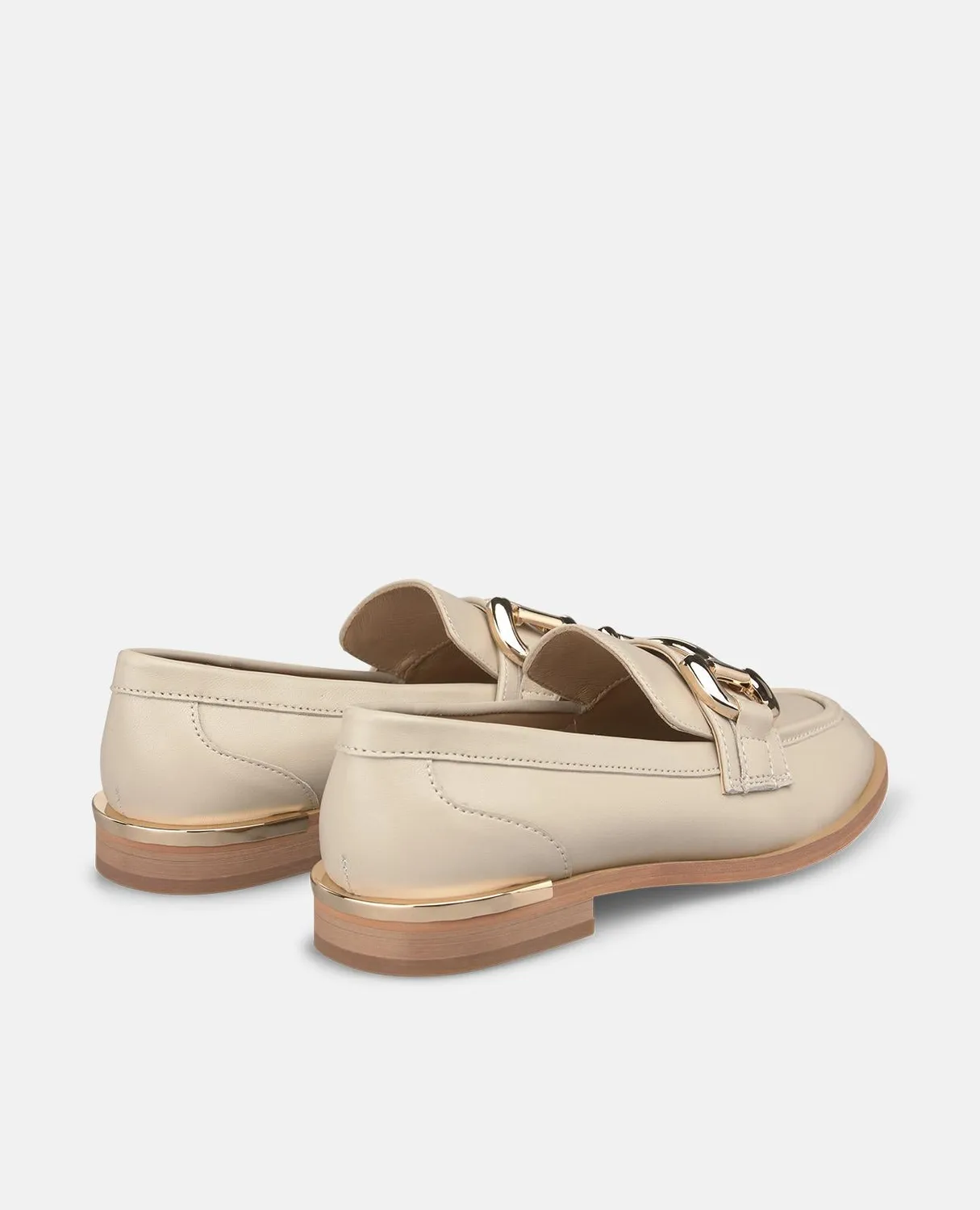 Alma en Pena V260801 mocassins blanc cuir nappa 2cm