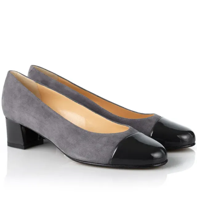Bégum Paris Echo Plus escarpin gris talon 4 cm