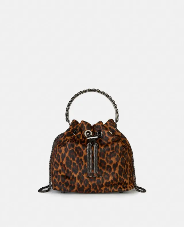 Alma en Pena BG110 sac seau marron cuir