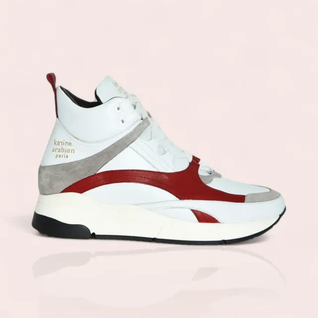 Karine Arabian JADE sneakers blanc cuir lisse confort
