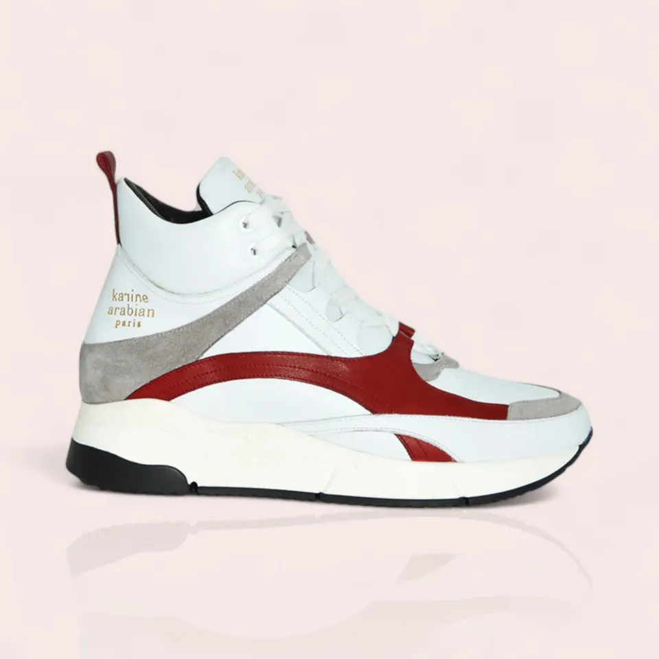 Karine Arabian JADE sneakers blanc cuir lisse confort