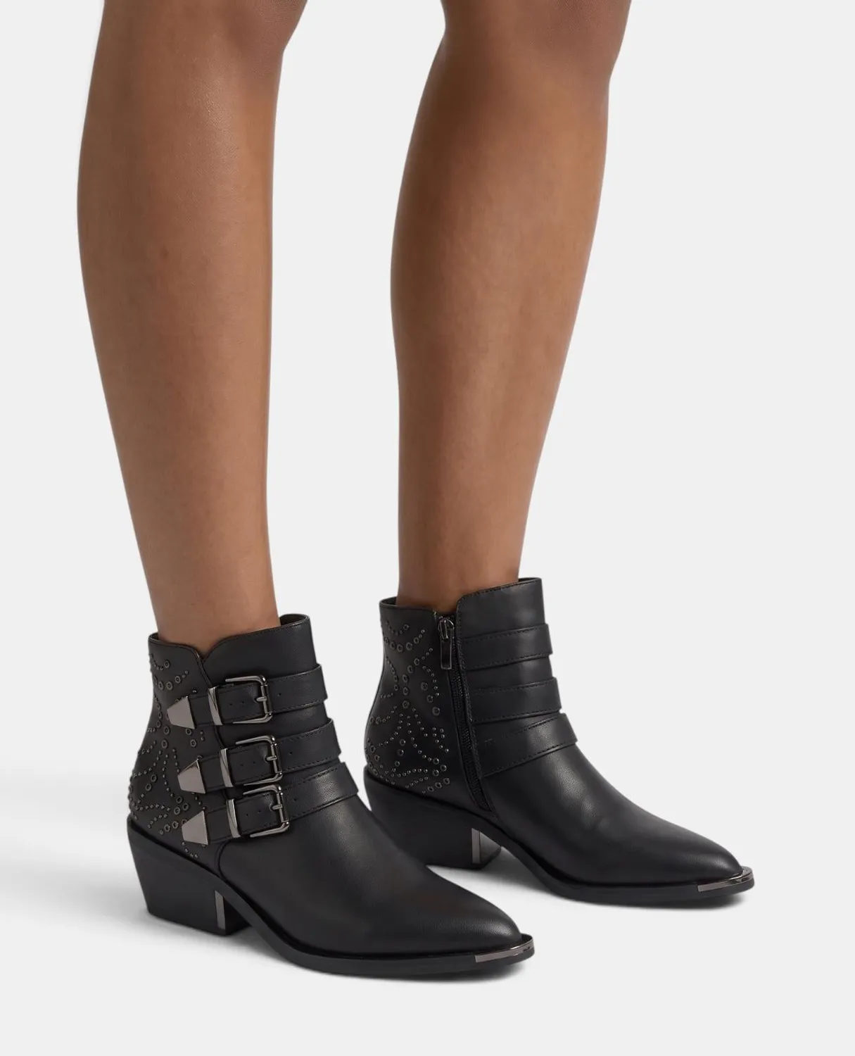 Alma en Pena I260555 bottines napa noires boucles