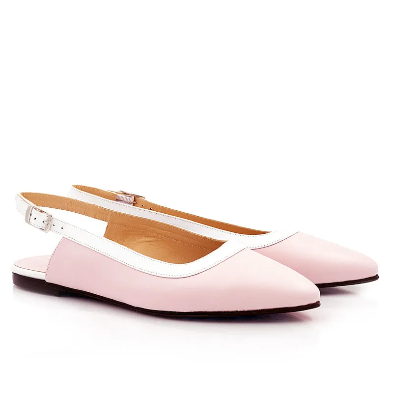 Bégum Paris Bahia ballerines denim foncé talon 1 cm