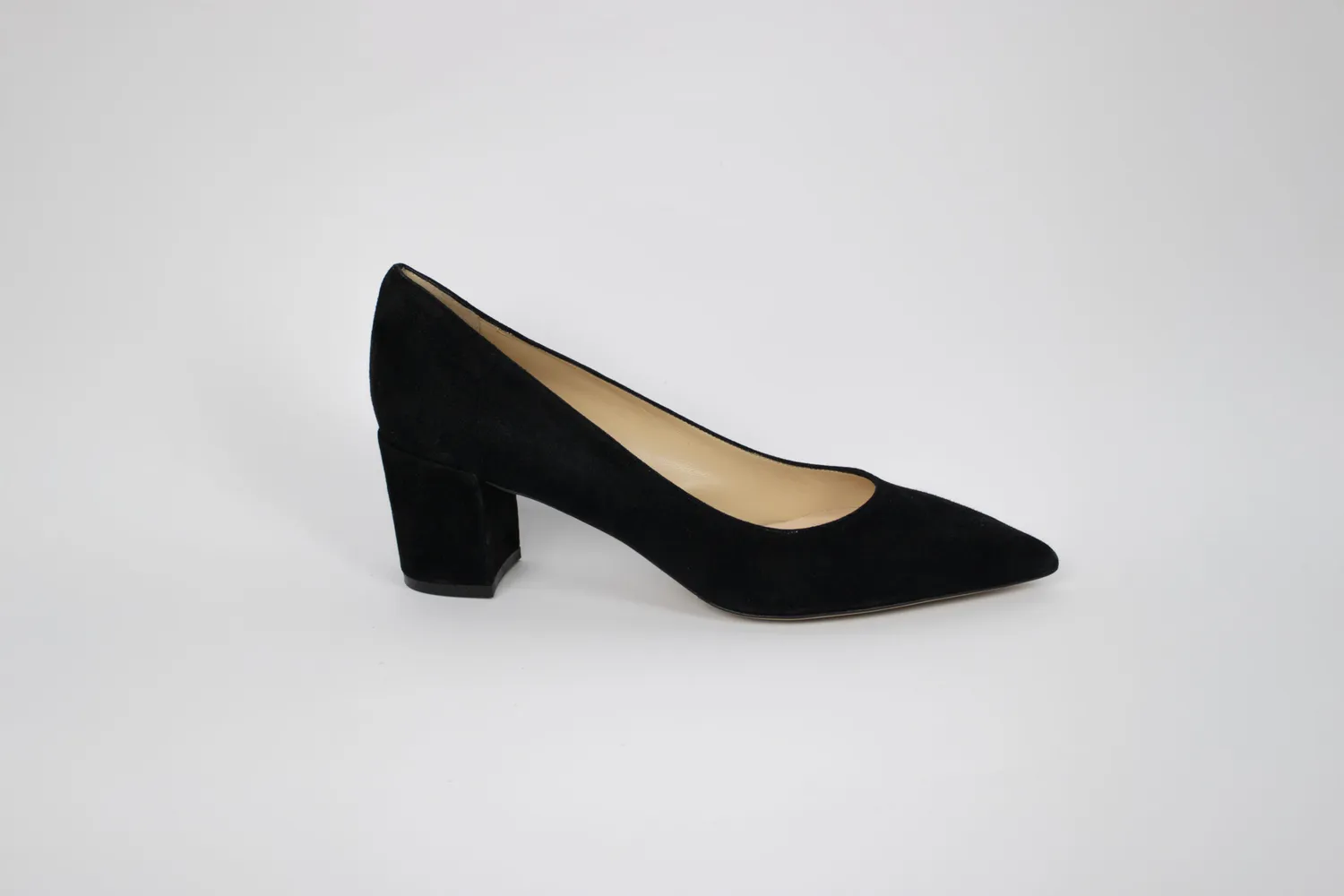 Matteo Pitti Russell escarpins daim noir talon 50