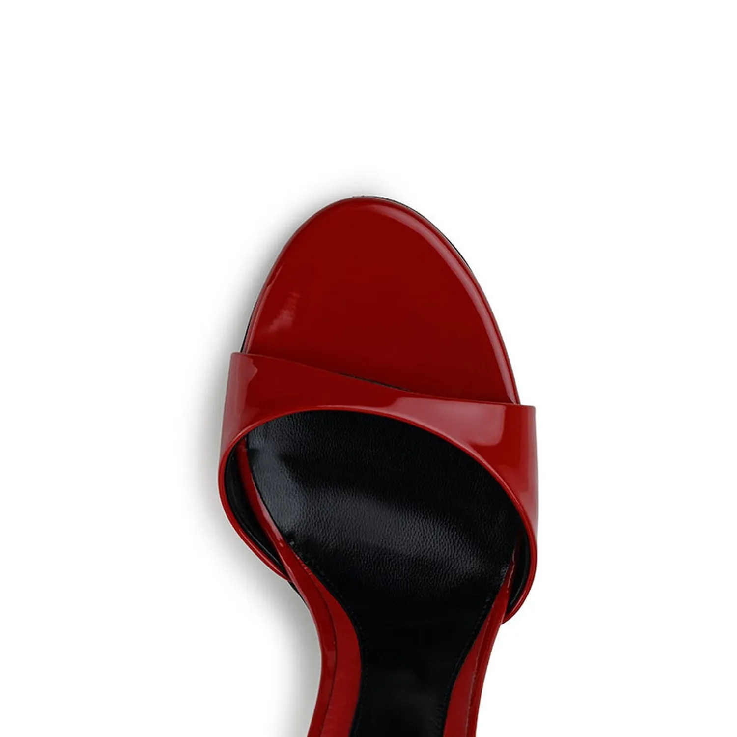 Maison Ernest Lidylle 100 mules rouge cuir vernis talon 10 cm