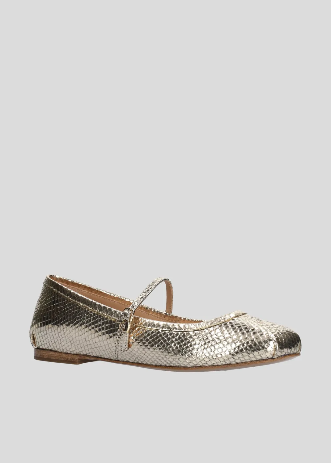 Lola Cruz Rima ballerines platine plates