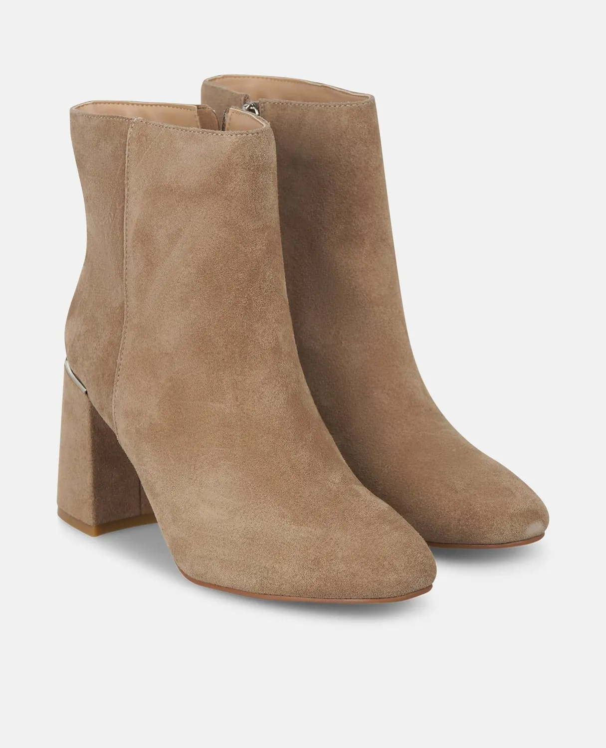 Alma en Pena I2552000 bottines vison talon large 7 cm cuir