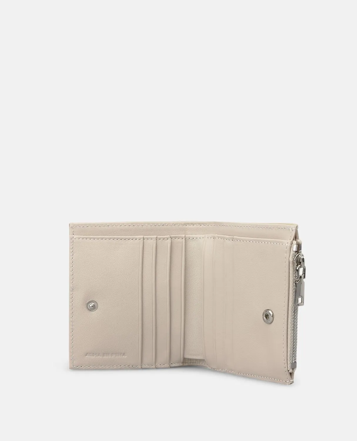 Alma en Pena WT100 portefeuille cuir gris serpent
