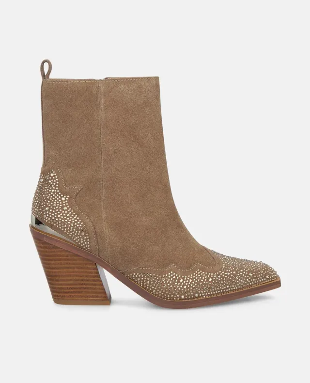 Alma en Pena I2552601 bottines cuir vison talon 8 cm