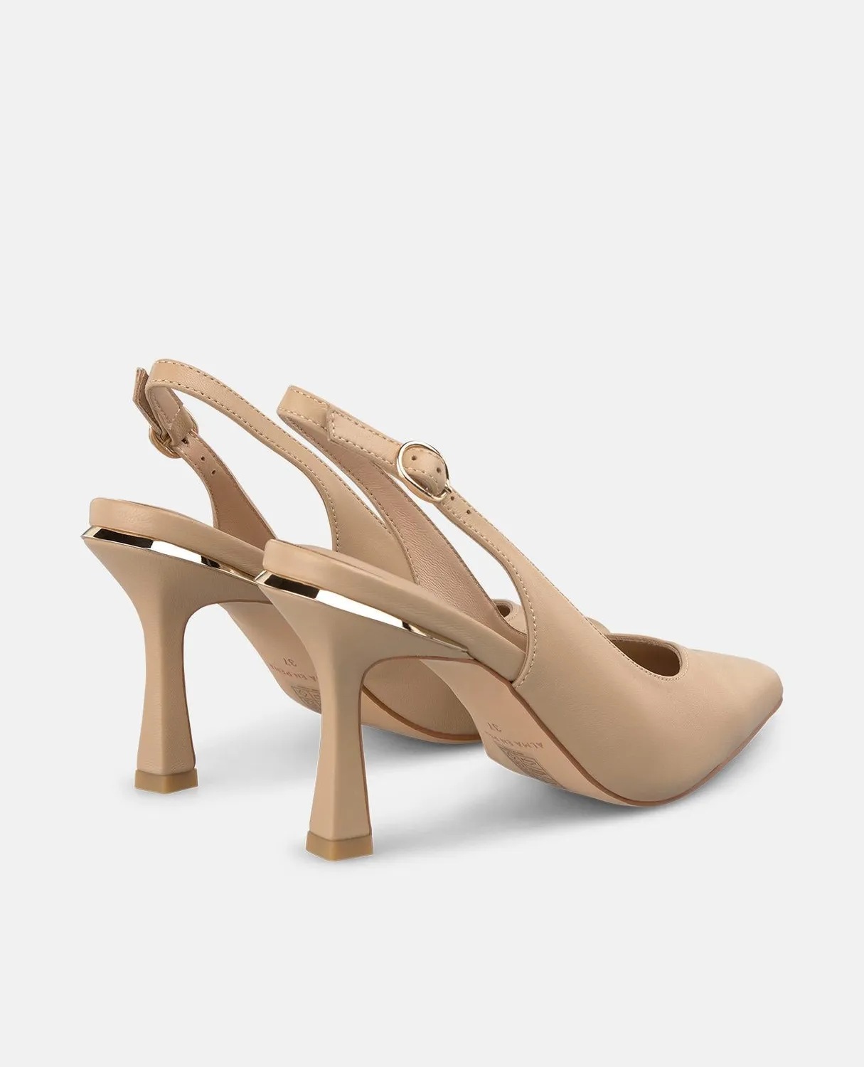 Alma en Pena V261800 escarpins cuir sable talon 9cm