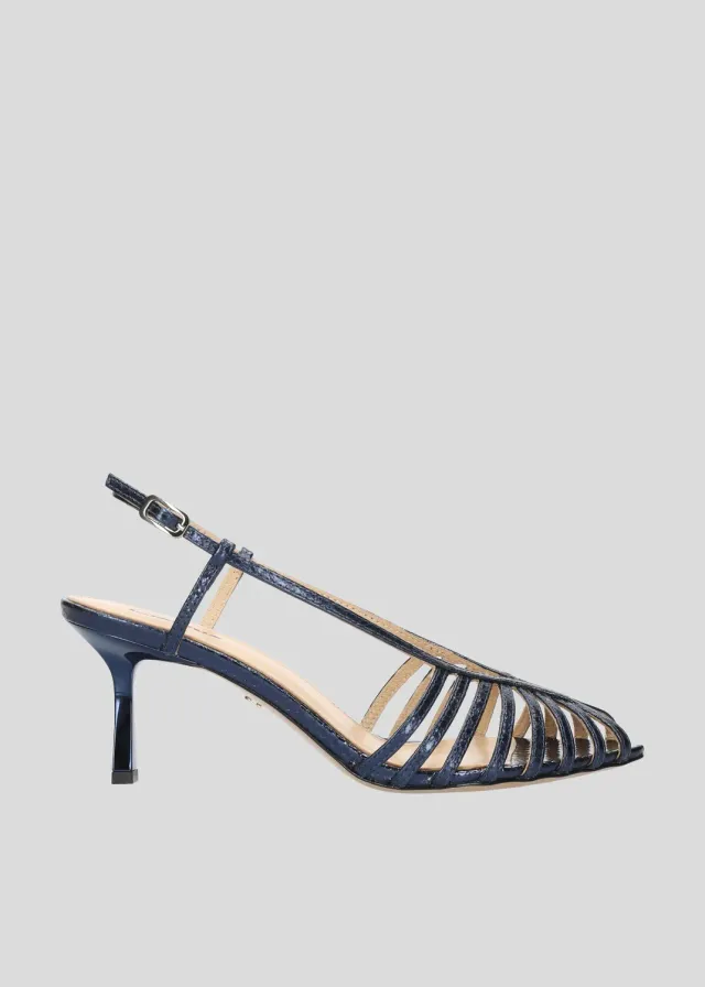 Lola Cruz Agata 65 sandales bleu marine