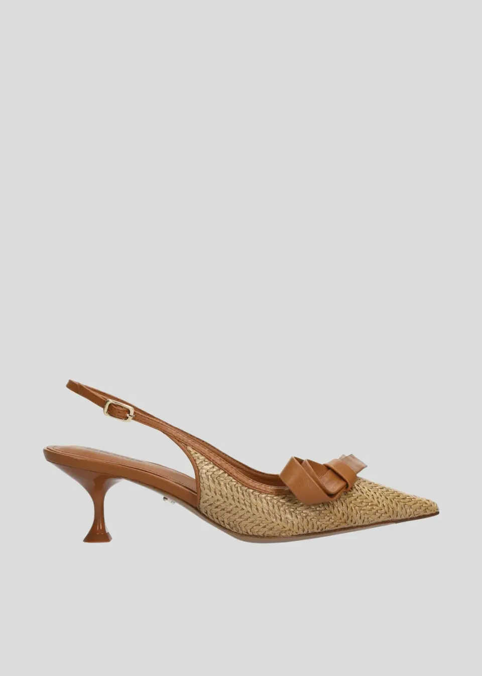 Lola Cruz Linda Pump 55 escarpins cuir camel