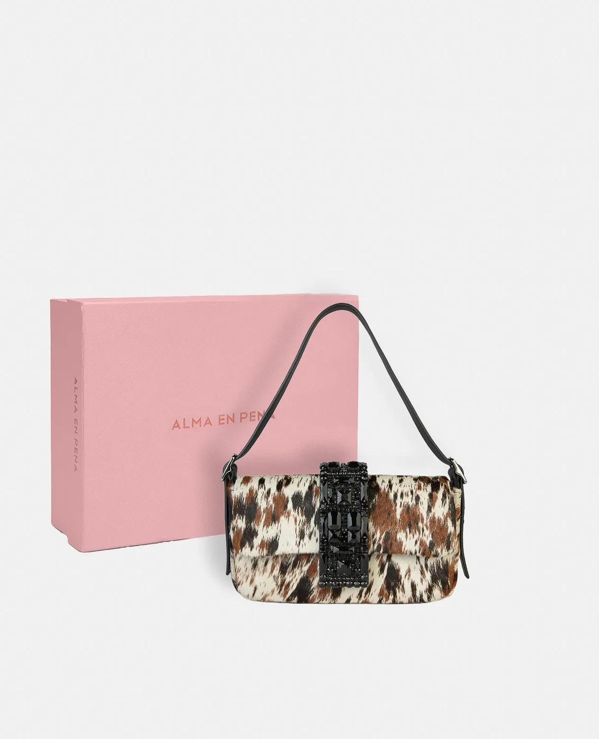 Alma en Pena BG106 sac cuir bijou fête multicolore