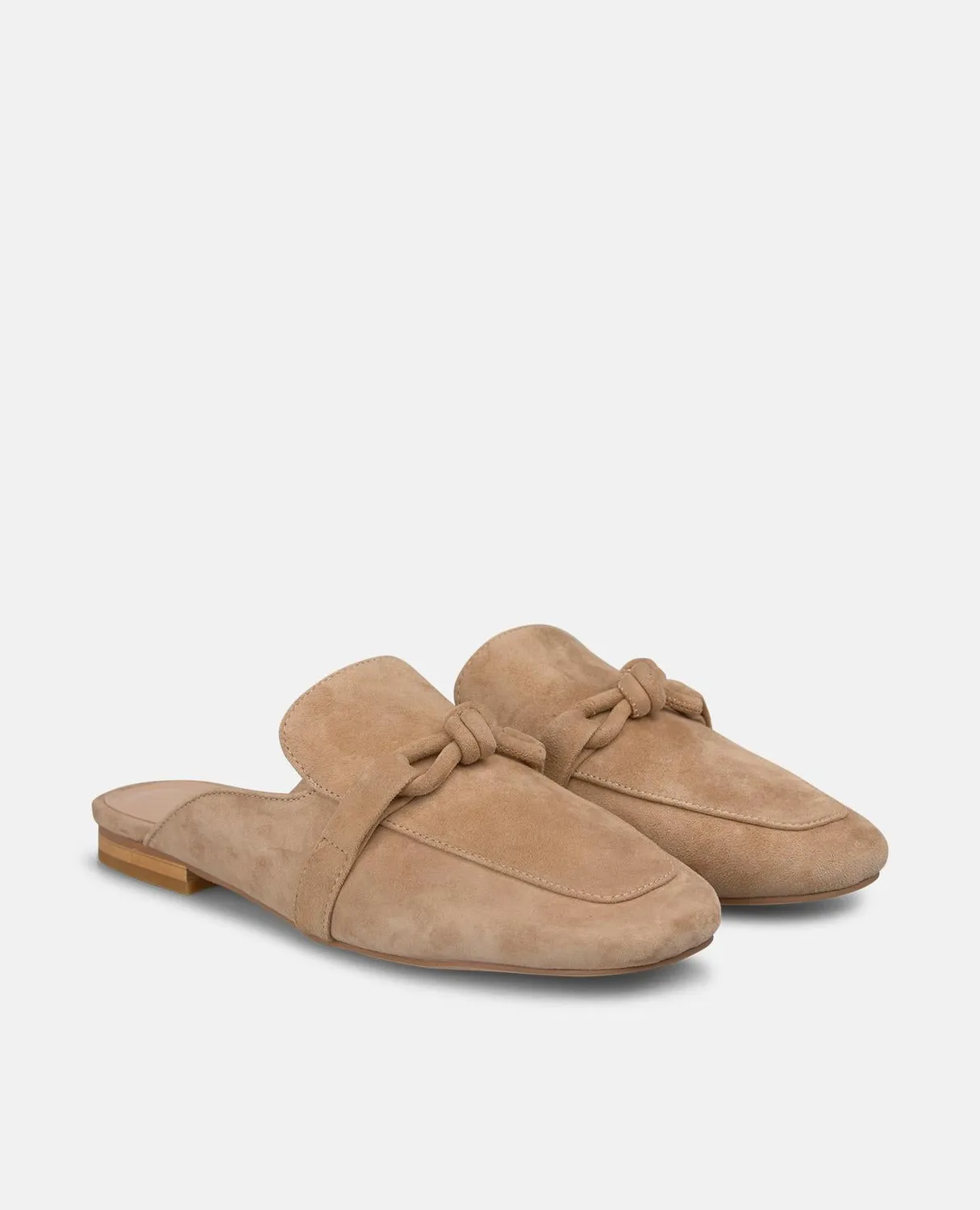 Alma en Pena V260700 mules mocassins cuir sable 2 cm