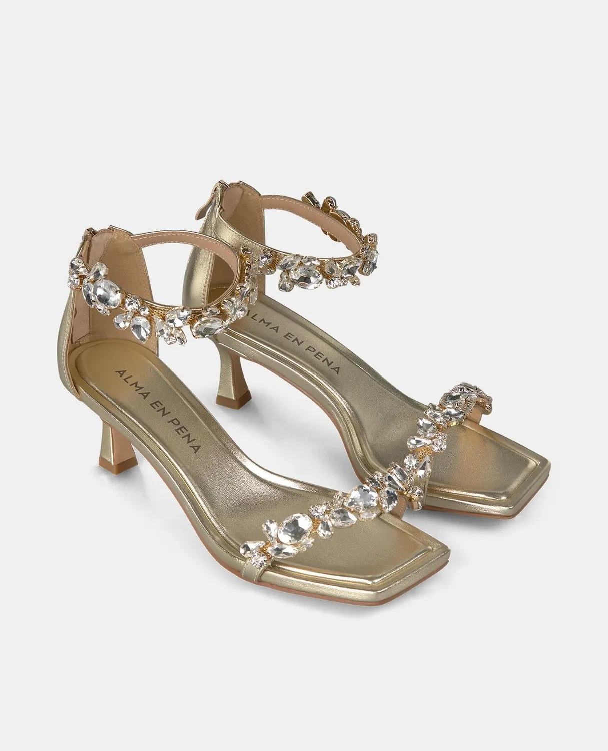 Alma en Pena Diva V250862 sandales doré talon 6 cm