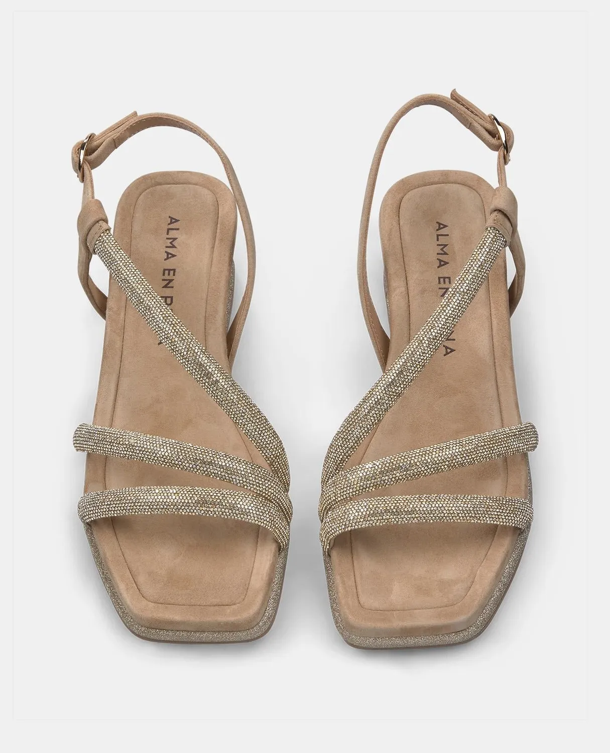 Alma en Pena V251751 sandales strass talon 5 cm