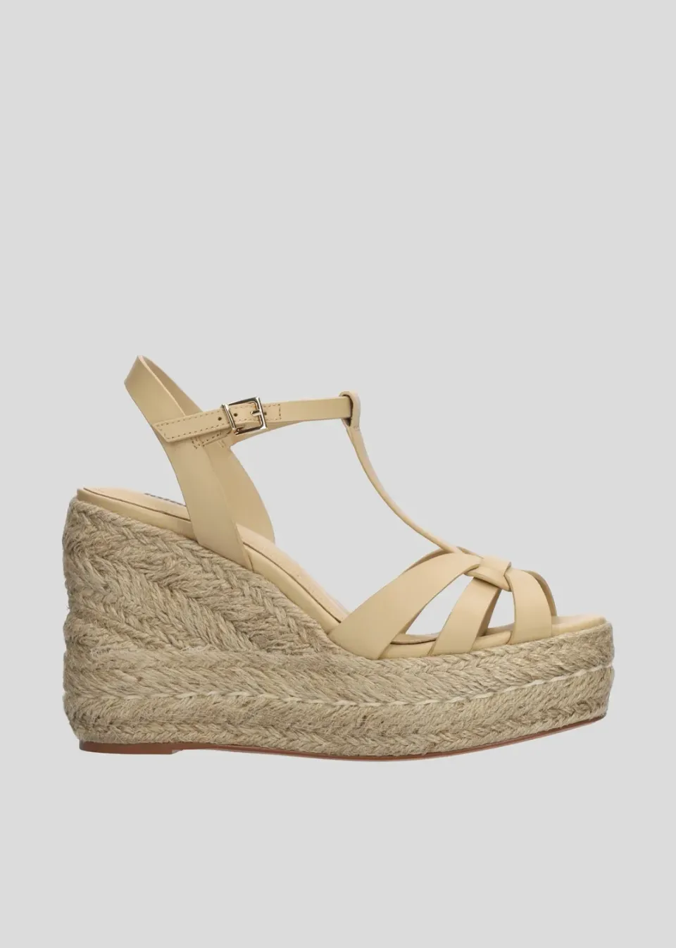 Lola Cruz Emily sandales à talon beige cuir