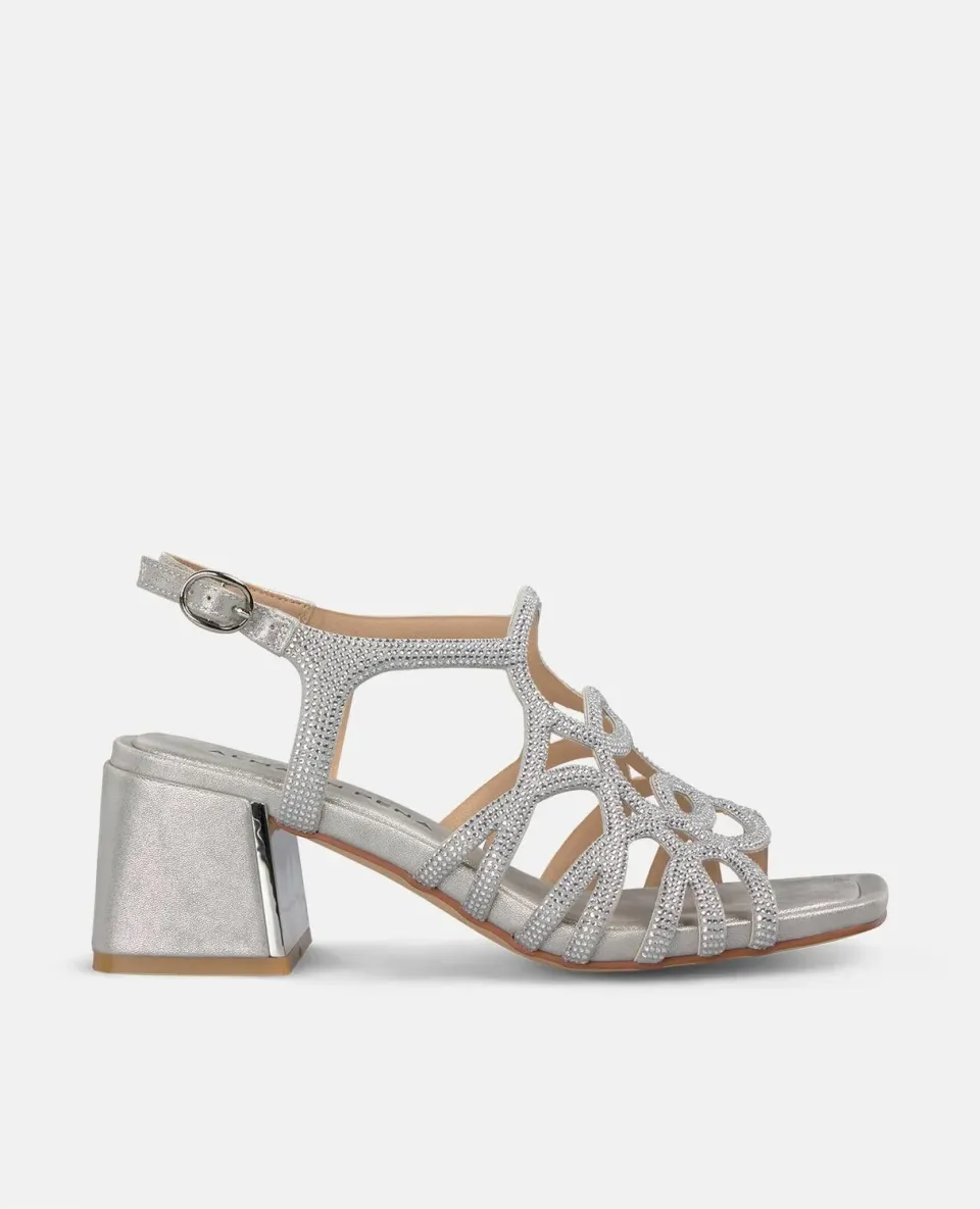 Alma en Pena V2550942 sandales argent talon 6 cm