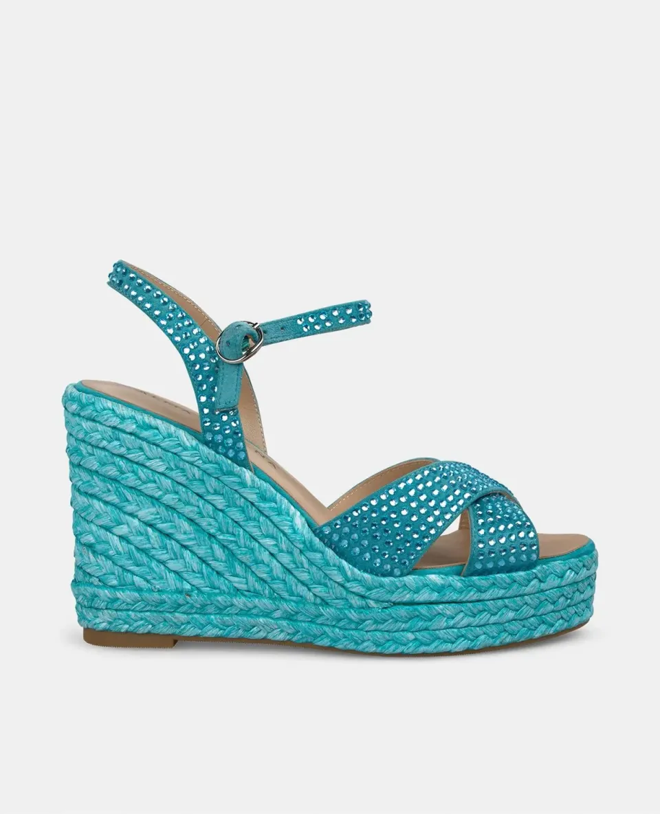 Alma en Pena V2551003 compensées 9,8 cm turquoise