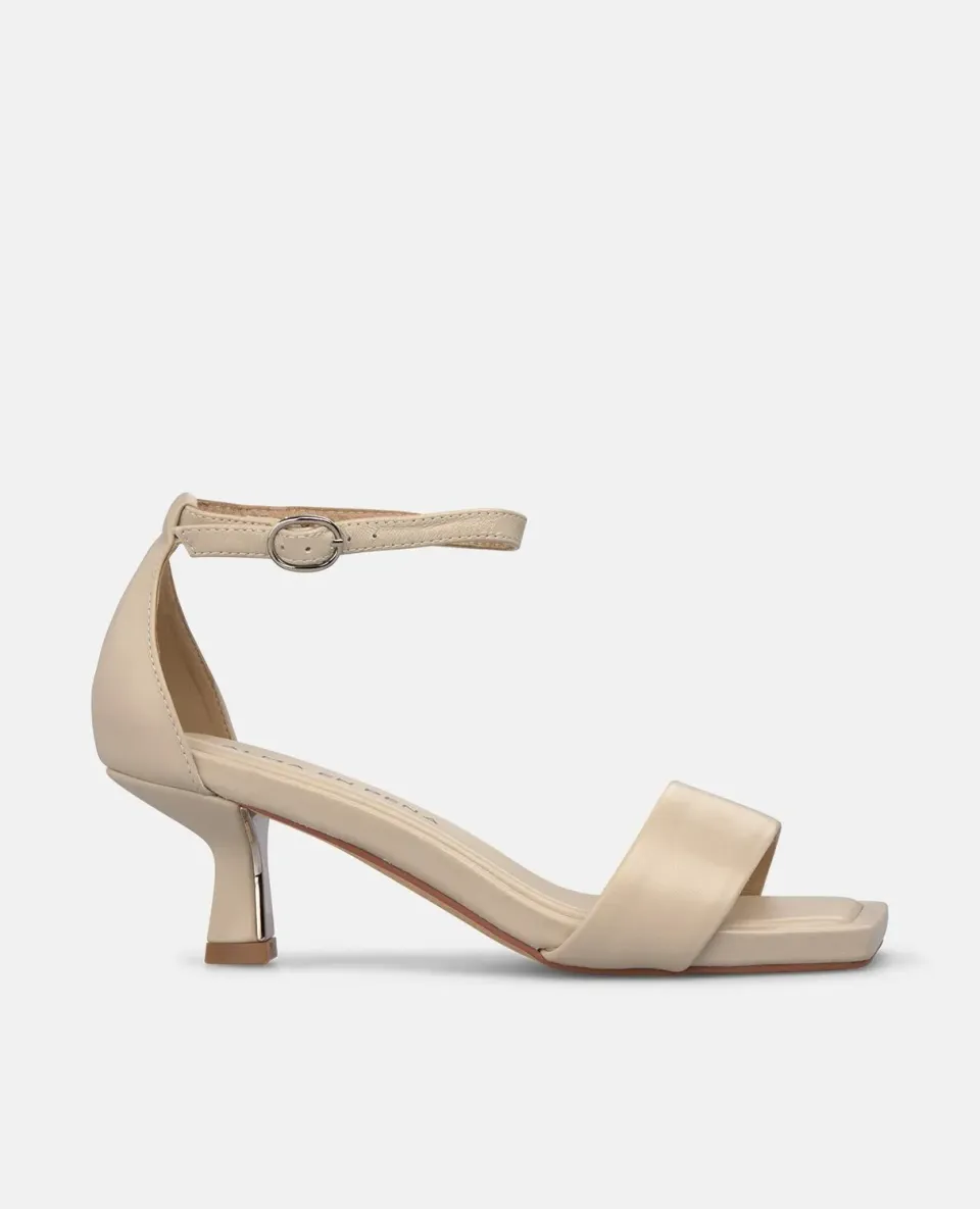 Alma en Pena V265005 sandales cuir blanc talon 5,5 cm