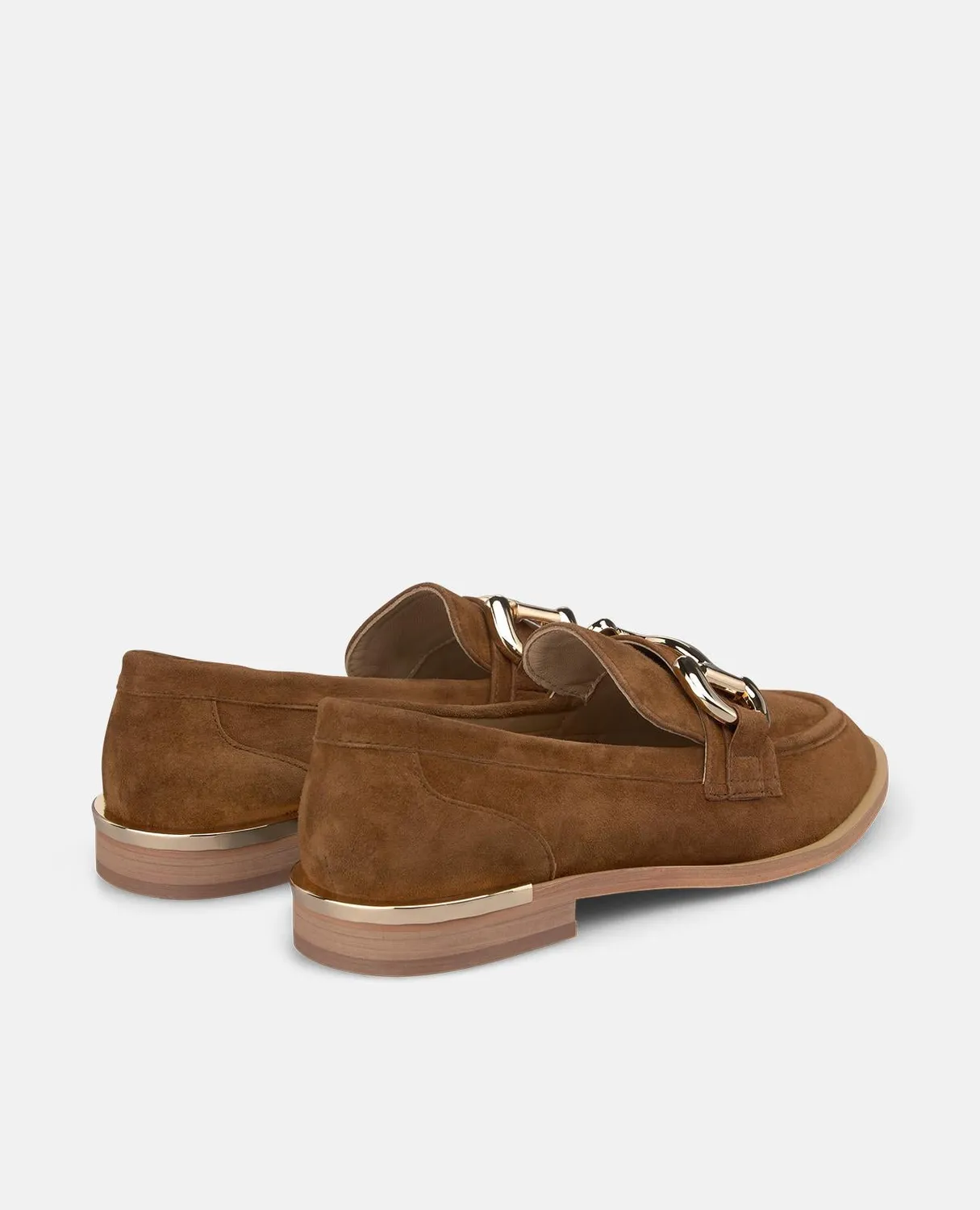 Alma en Pena V260801 mocassins caramel cuir talon 2 cm