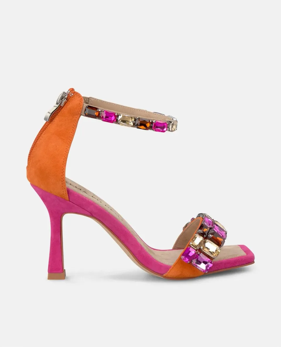 Alma en Pena V250834 sandales talon fuchsia 9 cm