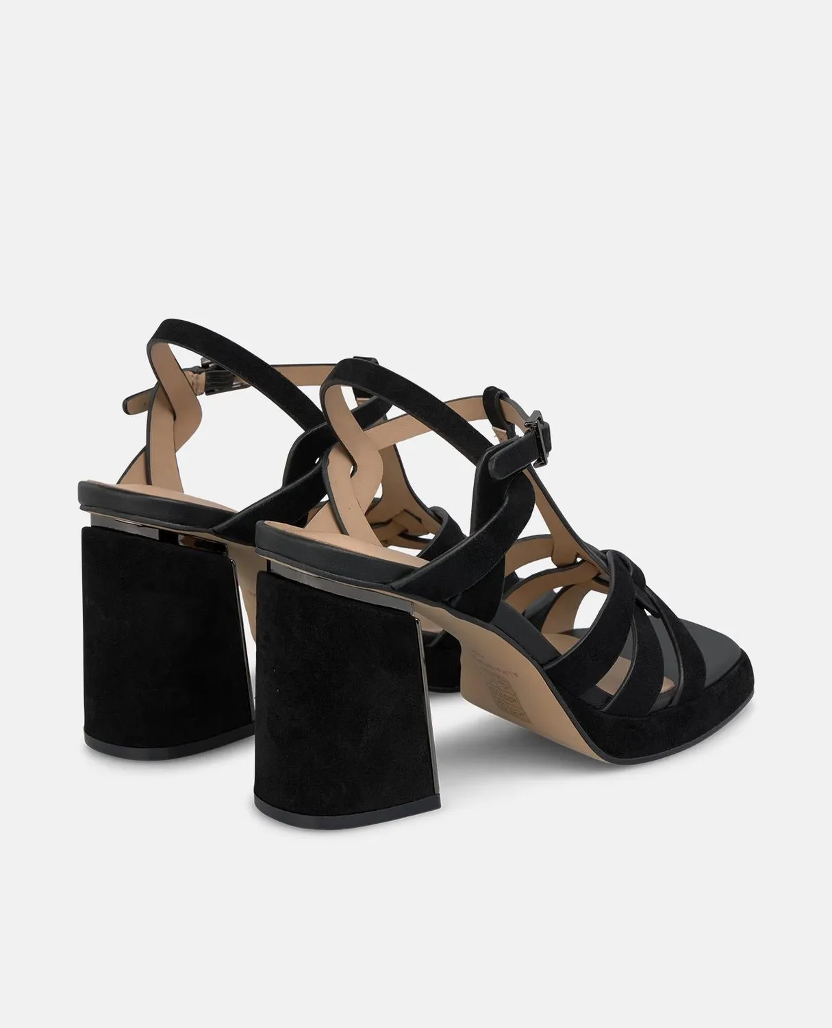 Alma en Pena V262653 sandales noir talon large 8,5 cm
