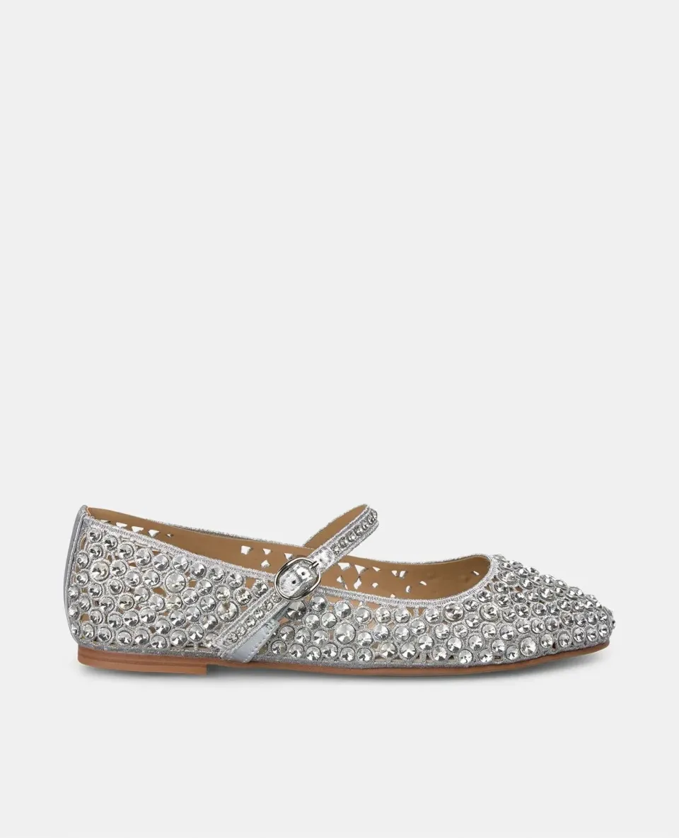 Alma en Pena V250544 ballerines argenté strass