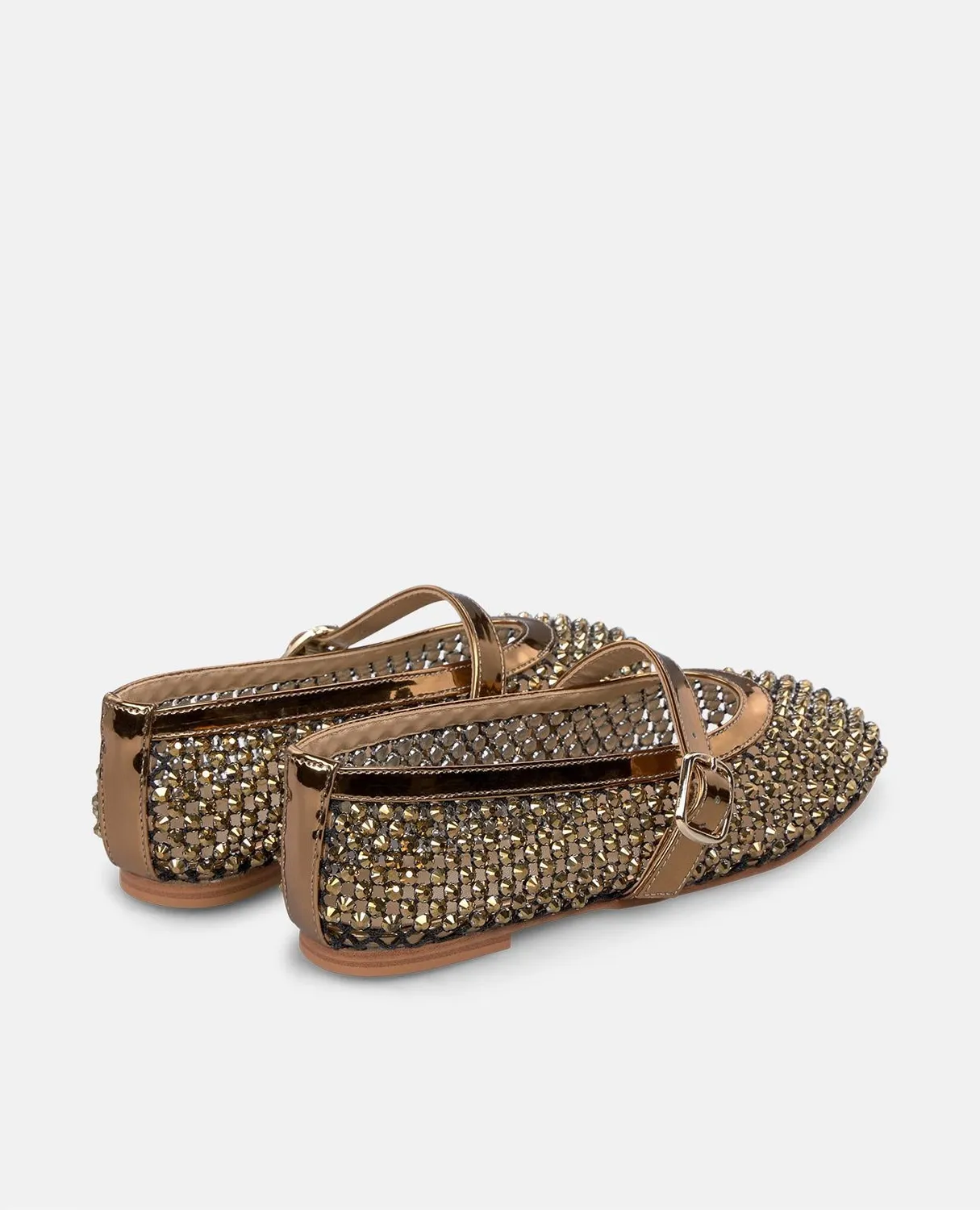 Alma en Pena V250546 ballerines bronze plates strass