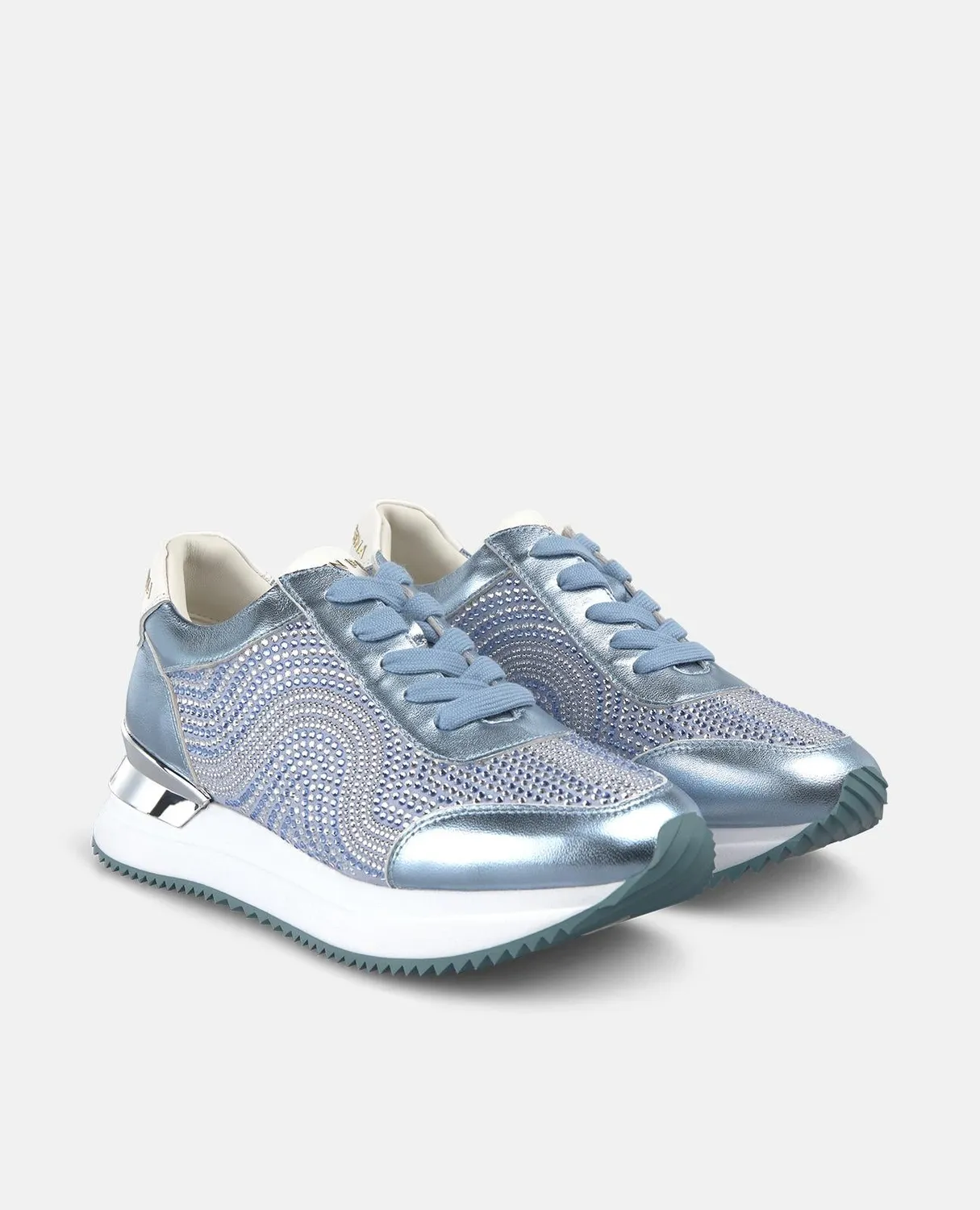 Alma en Pena V260350 sneakers plateforme bleu ciel