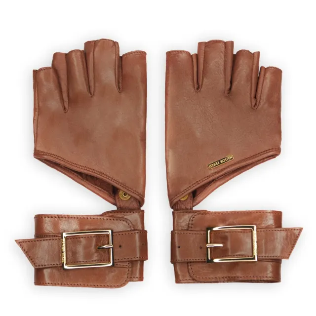 Maison Ernest Pulsion Cognac mitaines cuir mat