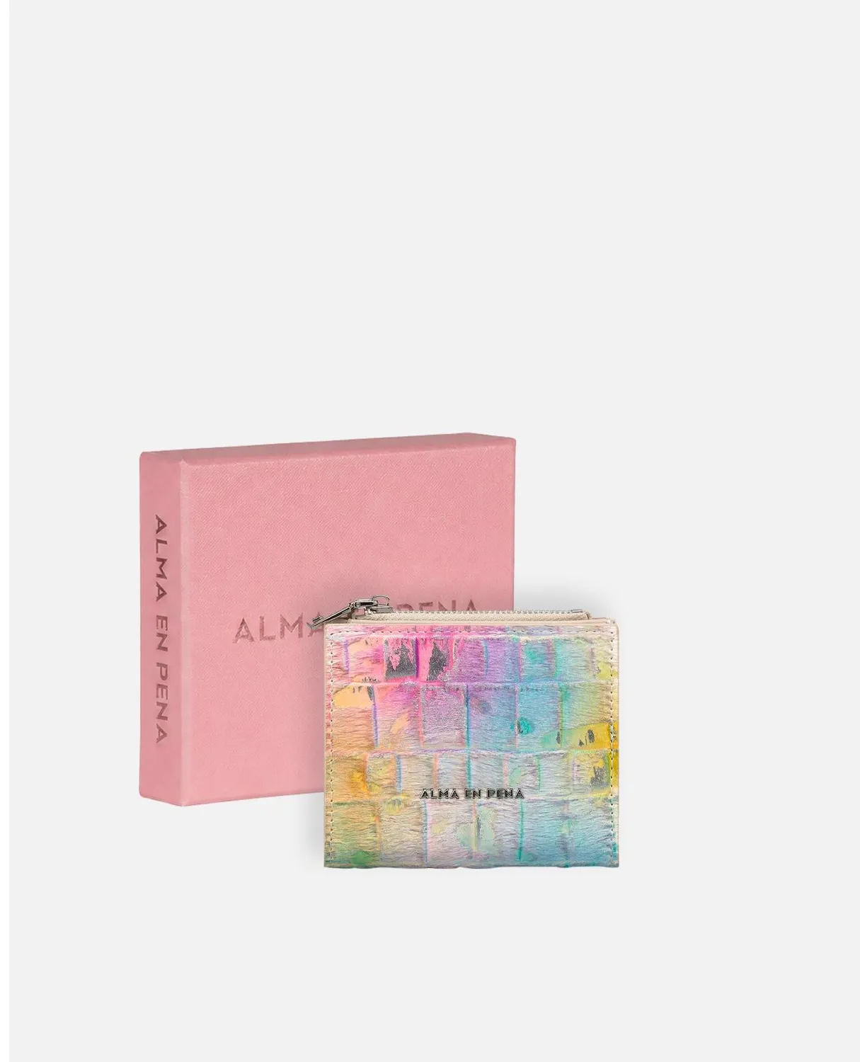 Alma en Pena WT100 portefeuille cuir multicolore effet