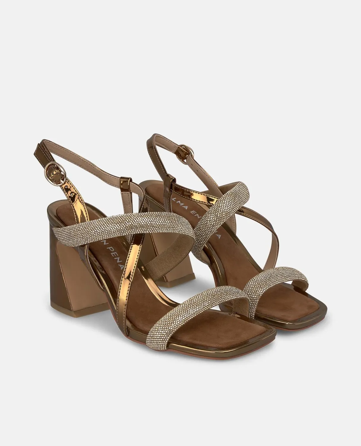 Alma en Pena V262351 sandales bronze talon 9,8 cm