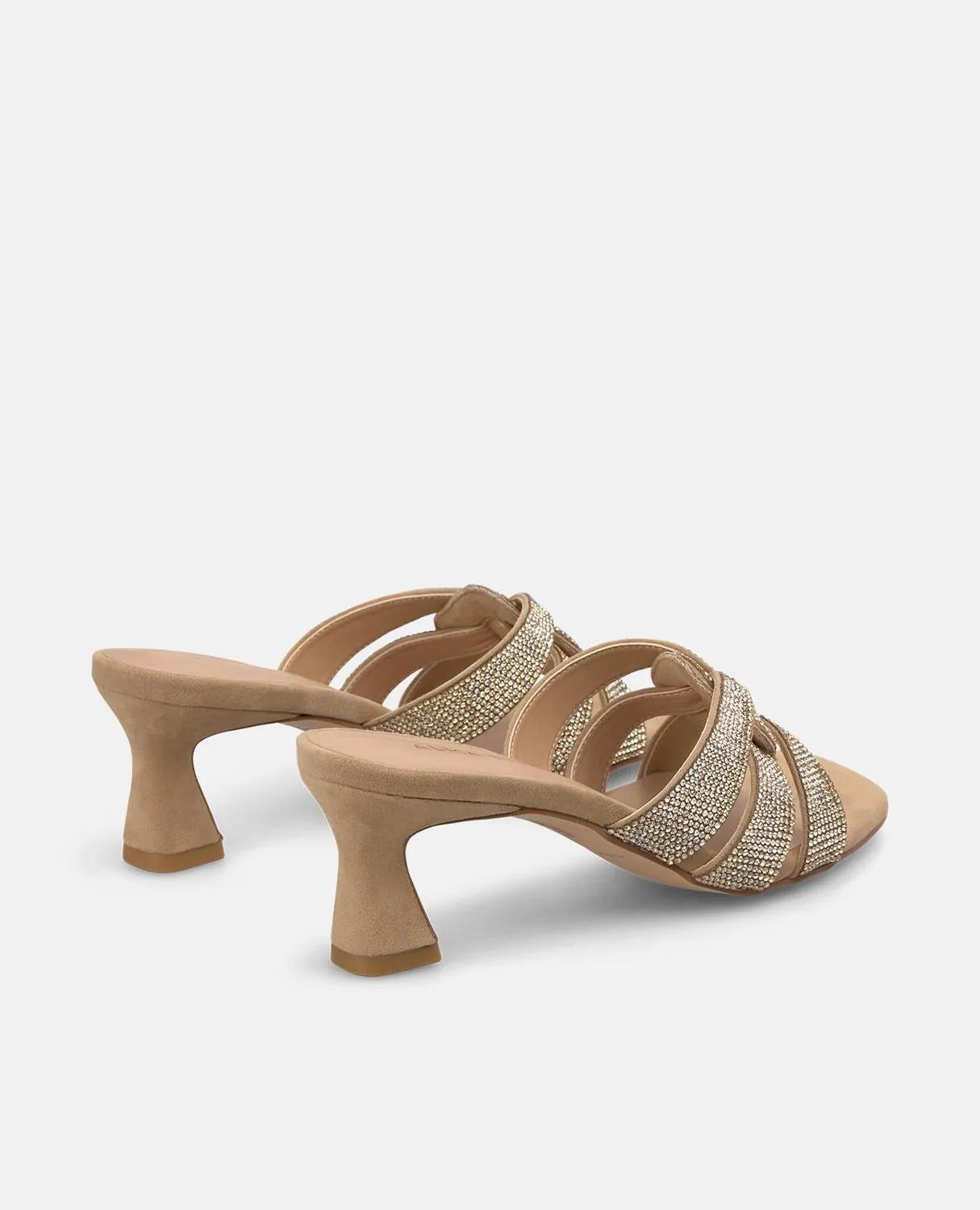 Alma en Pena V2650101 sandales talon sable 5,5 cm textile