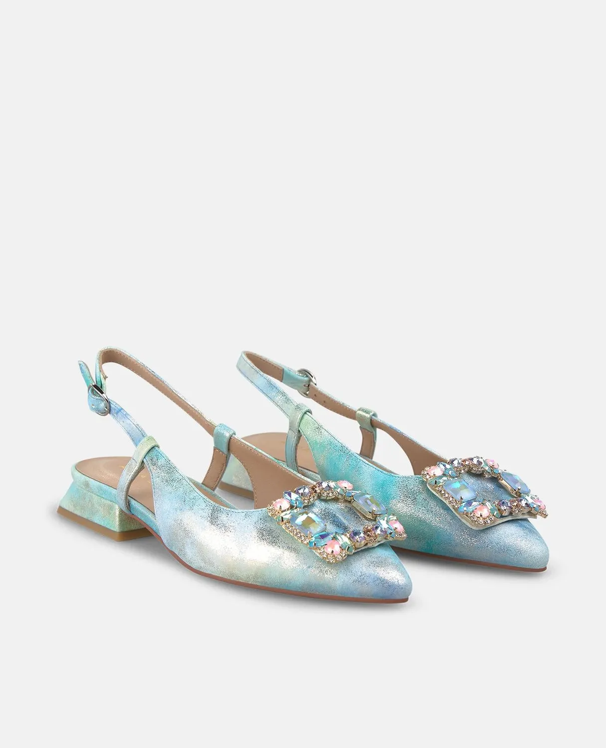 Alma en Pena V261006 slingback bleu talon 2 cm
