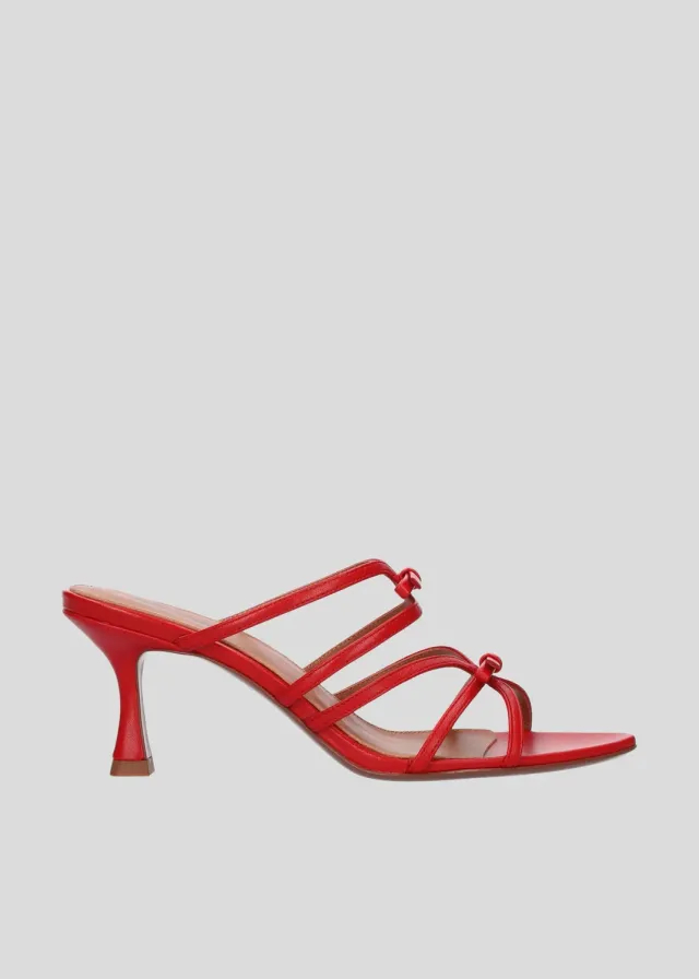 Lola Cruz Sabrina Sandal 65 sandales rouge talon 6,5 cm