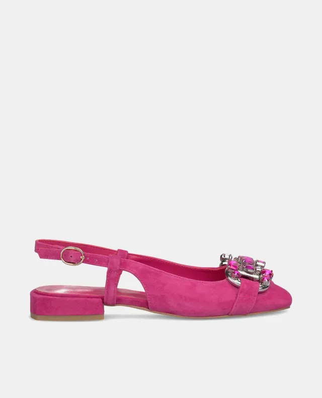 ALMA EN PENA V240341 ballerines fuchsia strass 2,2cm